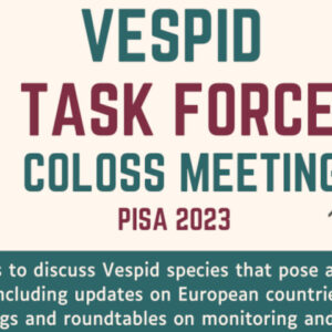 Vespid Task Force COLOSS meeting 2023, Pisa, Italy