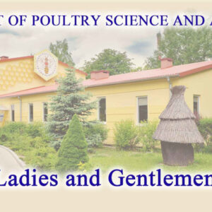 University of Warmia *Science Apiculture Conference*, April 5, Poland